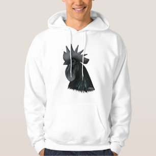 Veste À Capuche Tête de coq d'Ayam Cemani