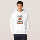 Veste À Capuche Thankful Grateful Blessed Comic Tee (Devant entier)