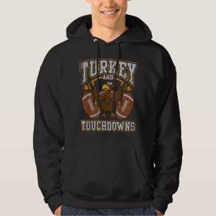 Veste À Capuche Thanksgiving Turquie Et Touchdowns Football Hommes