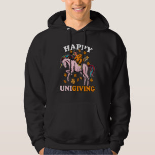 Veste À Capuche Thanksgiving Unicorn Turkey Day Unicorn Boys Girls