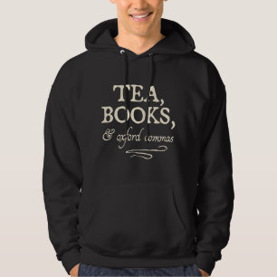 Veste À Capuche Thé, Livres et virgules d'Oxford