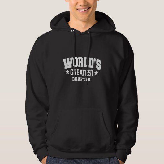 Veste À Capuche Thème de décoration 2ème du monde de Drafter (Devant)