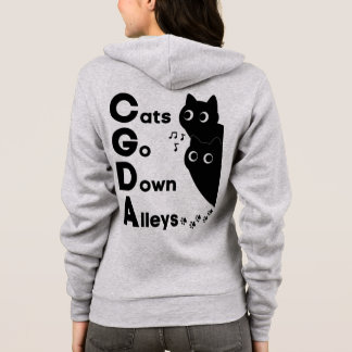 Veste À Capuche Théorie musicale CGDA - Les chats descendent les r