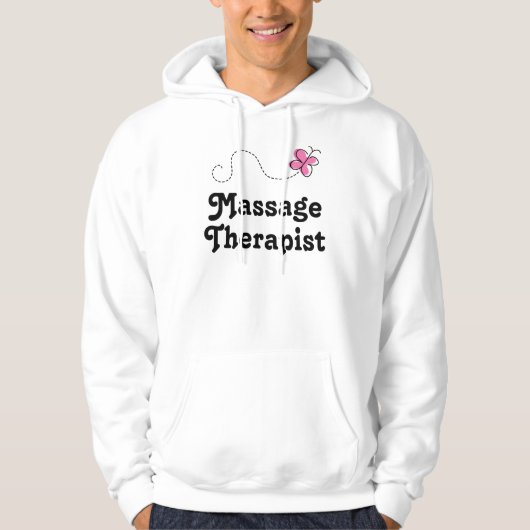 Veste À Capuche Thérapeute mignon de massage (Devant)