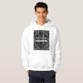 Veste À Capuche Threads mythiques - Créatures légendaires en Noir (Devant entier)