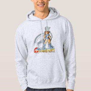 Veste À Capuche ThunderCats   Graphique de l'ombre de demi-tour Li