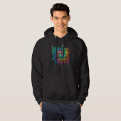 Veste À Capuche Tie Dye, ergothérapeute (Devant entier)