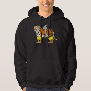 Veste À Capuche Tiger Requin Tigre Robe Comme Requin Animal Drôle