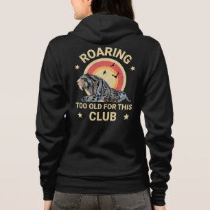 Veste À Capuche Tigre à dents de sabre drôle trop vieux humour de