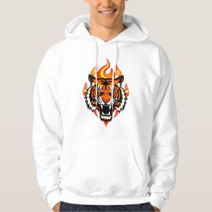 Veste À Capuche Tigre en feu