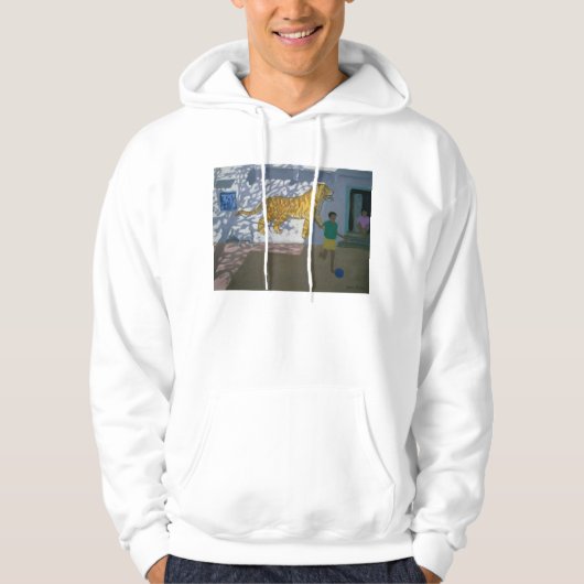 Veste À Capuche Tigre Inde (Devant)