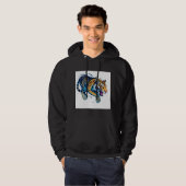 Veste À Capuche Tigre qui saute (Devant entier)