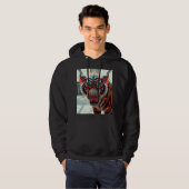 Veste À Capuche Tigre Sauvage (Devant entier)