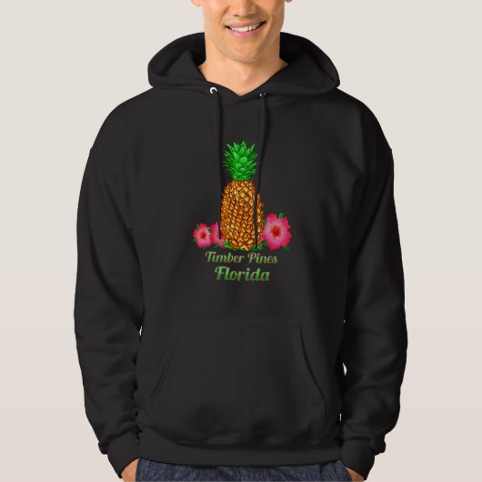 Veste À Capuche Timber Pines Floride Fleur d'ananas (Devant)