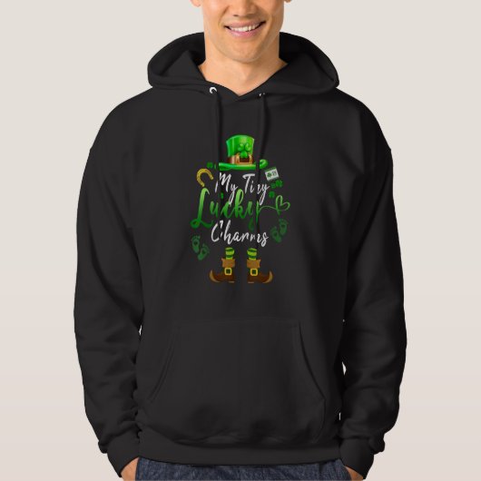 Veste À Capuche Tiny Lucky Charms Shamrock Irish Mom St patricks d (Devant)