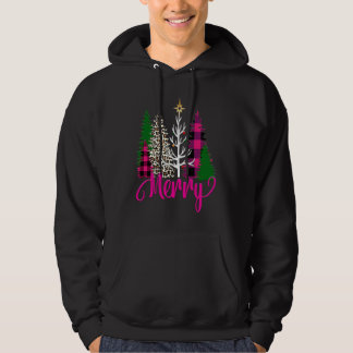 Veste À Capuche Tissu écossais rose buffle sapin de Noël léopard j