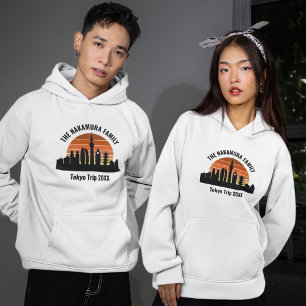 Veste À Capuche Tokyo Japon Sunset vacances personnalisées