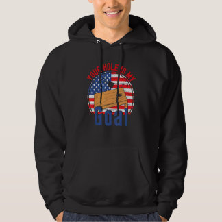 Veste À Capuche Ton trou est mon but T-shirt cornhole Drapeau amér