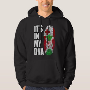 Veste À Capuche Tongan Et Burundais Mélangent Le Drapeau D'ADN Hér