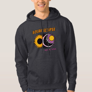 Veste À Capuche Total éclipse solaire 2024 pop art design