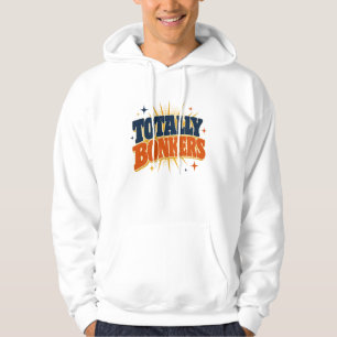 Veste À Capuche Totalement Fou - Conception de Typographie Rétro