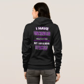 Veste À Capuche Toujours forte...Fibro (Dos entier)