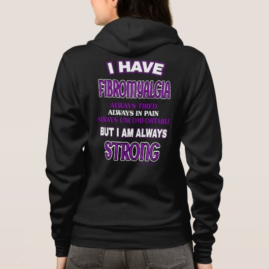 Veste À Capuche Toujours forte...Fibro (Dos)