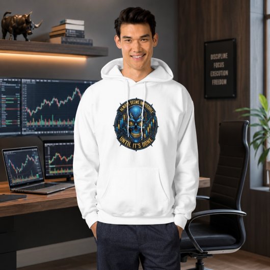 Veste À Capuche Toujours Impossible Jusqu'à Ce Que Ce Soit Fait Bi