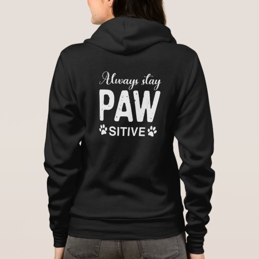 Veste À Capuche Toujours rester attentif aux PAW (Dos)
