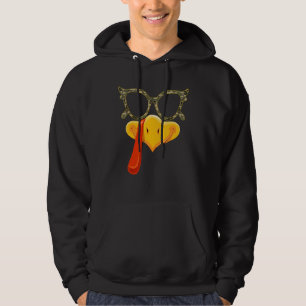 Veste À Capuche Tourkey Face Thanksgiving Family Camofloe