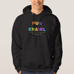 Veste À Capuche Tournée des bars mon endroit heureux