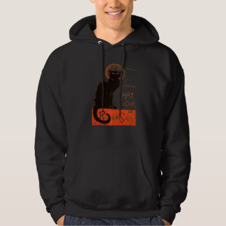 Veste À Capuche Tournée Du Chat Noir Paris Vecteur Détresse 2