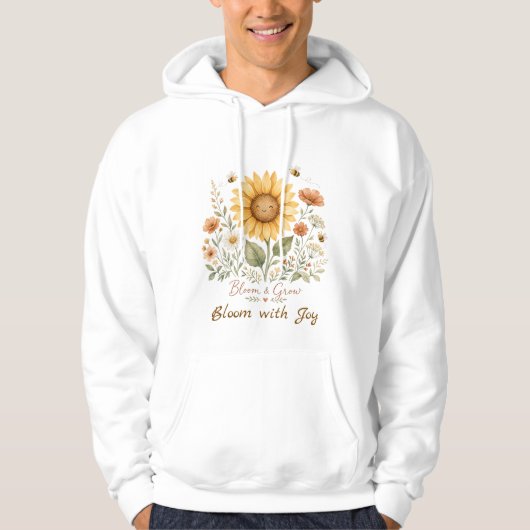 Veste À Capuche Tournesol Bloom & Grow  (Devant)