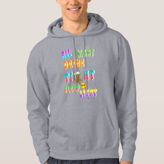 Veste À Capuche Tout Boisson Nuit Lumière Dormir (Devant)
