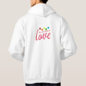 Veste À Capuche Tout ce dont vous avez besoin est "amour" (Dos)