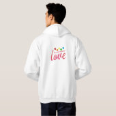 Veste À Capuche Tout ce dont vous avez besoin est "amour" (Dos entier)