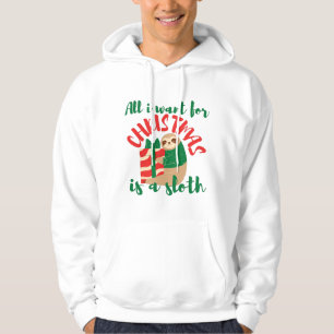 VESTE À CAPUCHE TOUT CE QUE JE VEUX POUR NOËL EST UN XMAS DOUX 