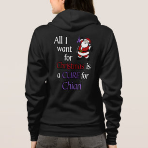 Veste À Capuche Tout ce que je veux pour Noël/Santa...Chiari