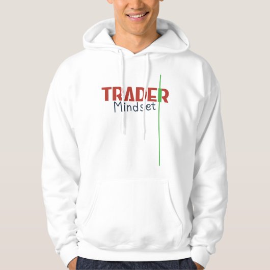 Veste À Capuche Trader Mindset – Discipline Focus & Trading Psycho (Devant)