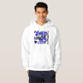Veste À Capuche Traitement 2 CFS d'amour de paix (Devant entier)