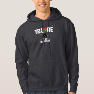 Veste À Capuche Traore Ibrahim Traoré est mon président - Capitain