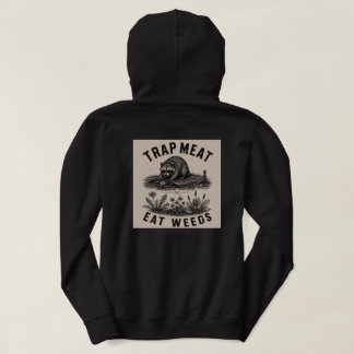 Veste À Capuche Trappeur de Viande, Mange des Mauvaise Herbes Capu