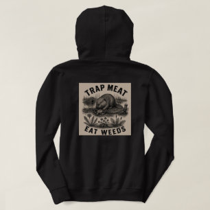 Veste À Capuche Trappeur de Viande, Mange des Mauvaise Herbes Swea