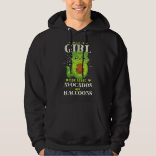 Veste À Capuche Trash Panda Juste Une Fille Qui Aime Les Avocados 