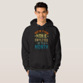 Veste À Capuche Travail De L'Employé À Domicile Du Mois Bureau À D (Devant entier)