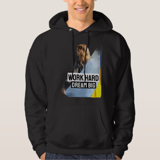 Veste À Capuche Travailler dur Dream big