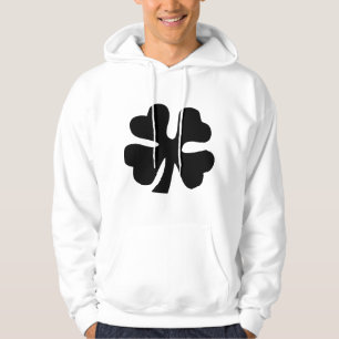 Veste À Capuche Trèfle de quatre feuilles - noir