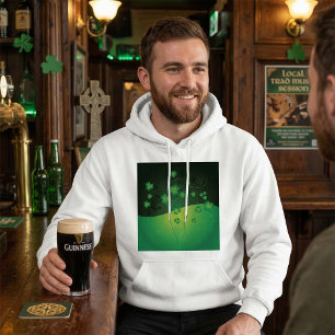 Veste À Capuche Trèfle de Shamrock vert Chance de la Saint-Patrick