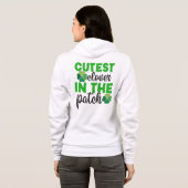 Veste À Capuche Trèfle le plus mignon du patch-61106 (Dos entier)