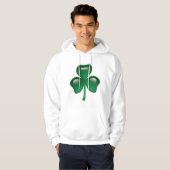 Veste À Capuche Trèfle vert à trois feuilles (Devant entier)
